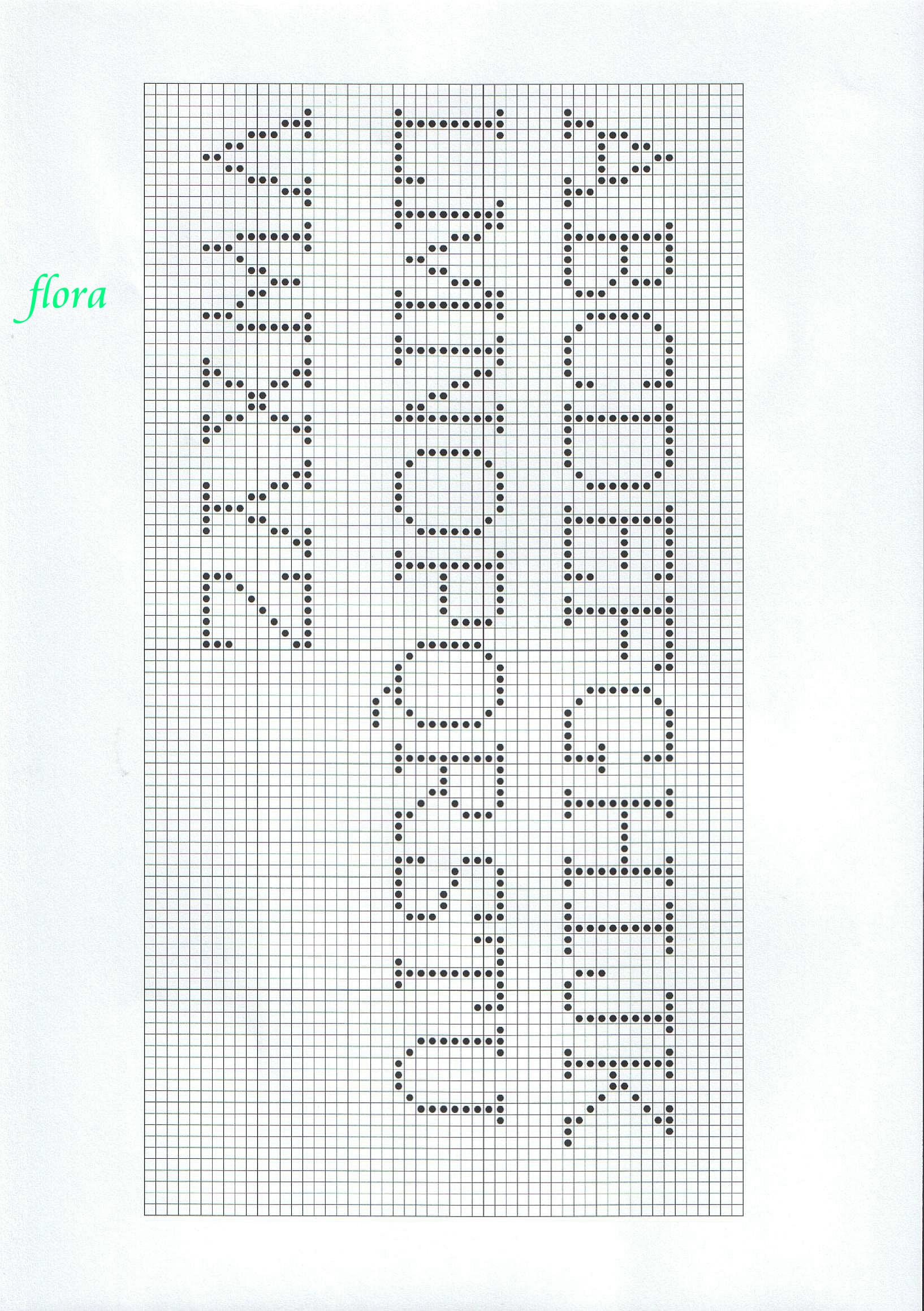 Schema punto croce Calza Babbonatale 7h