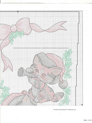 Schema punto croce Calza Gattini Canterini 1h