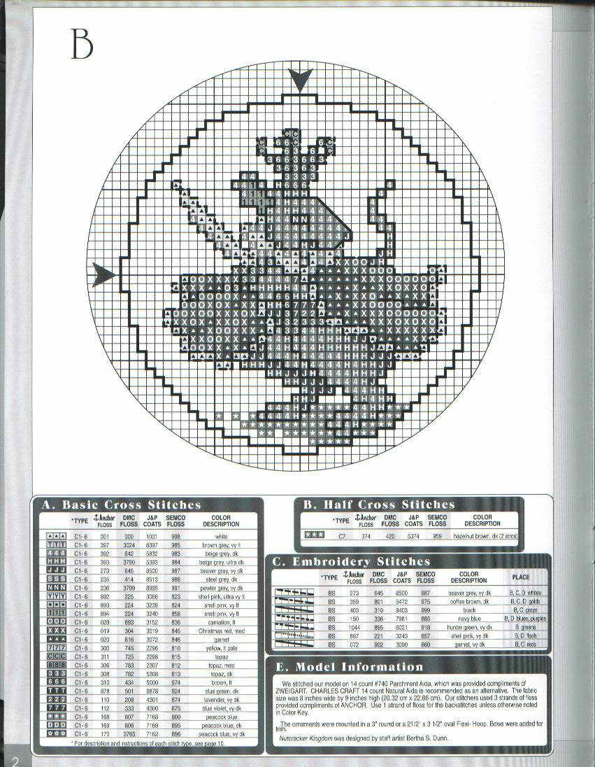 Schema punto croce Calza Soldato2