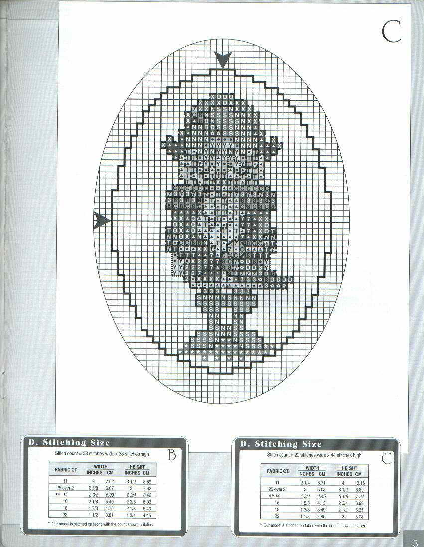 Schema punto croce Calza Soldato3