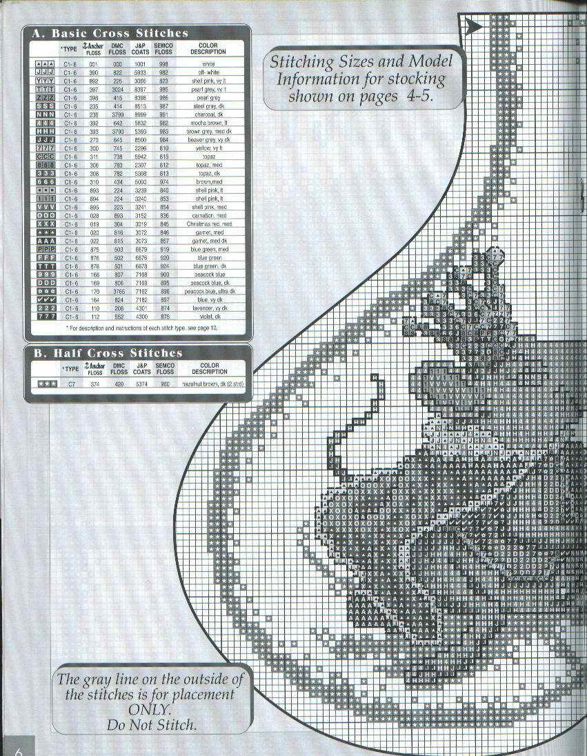 Schema punto croce Calza Soldato6