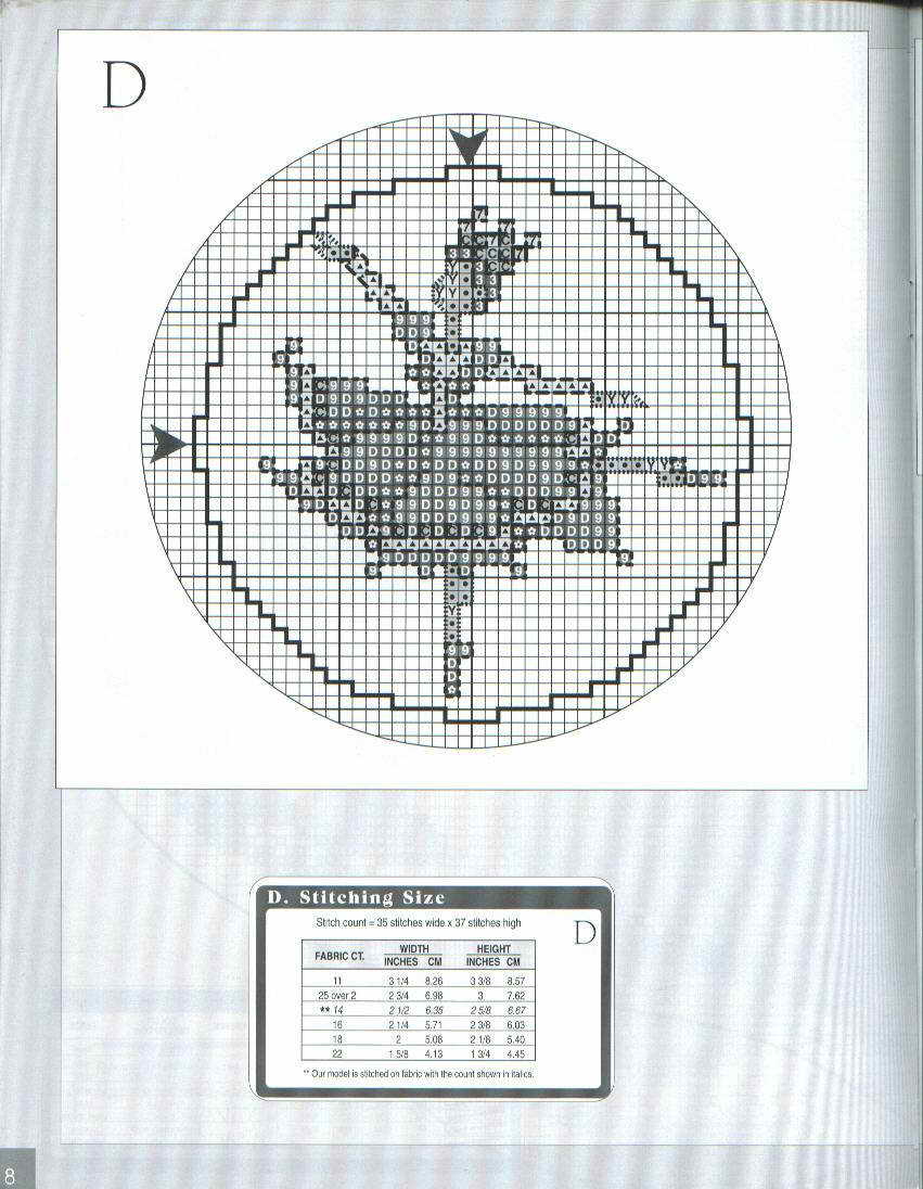 Schema punto croce Calza Soldato8