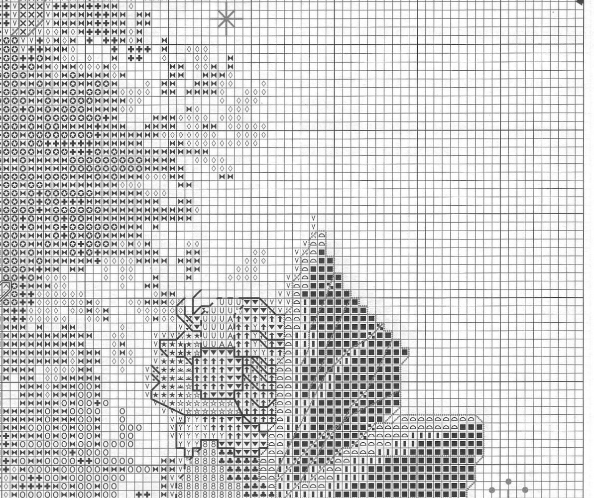 Schema punto croce Fate E Fiocchi Di Neve 8