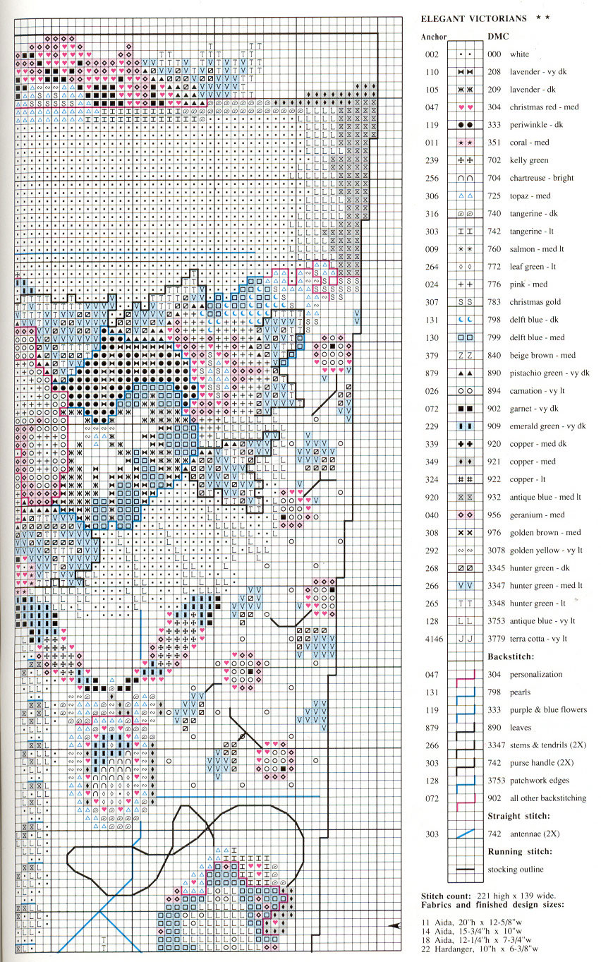 Schema punto croce Regale 4