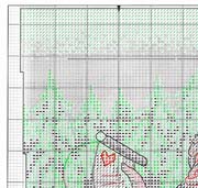 Schema punto croce Calza Babbonatale 6e