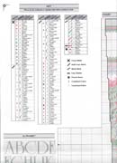 Schema punto croce Calza Villaggio 8