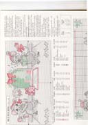 Schema punto croce Calze Varie 1b