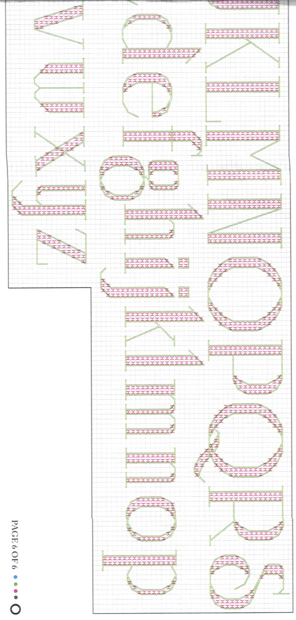 Schema punto croce Vacanze 1i