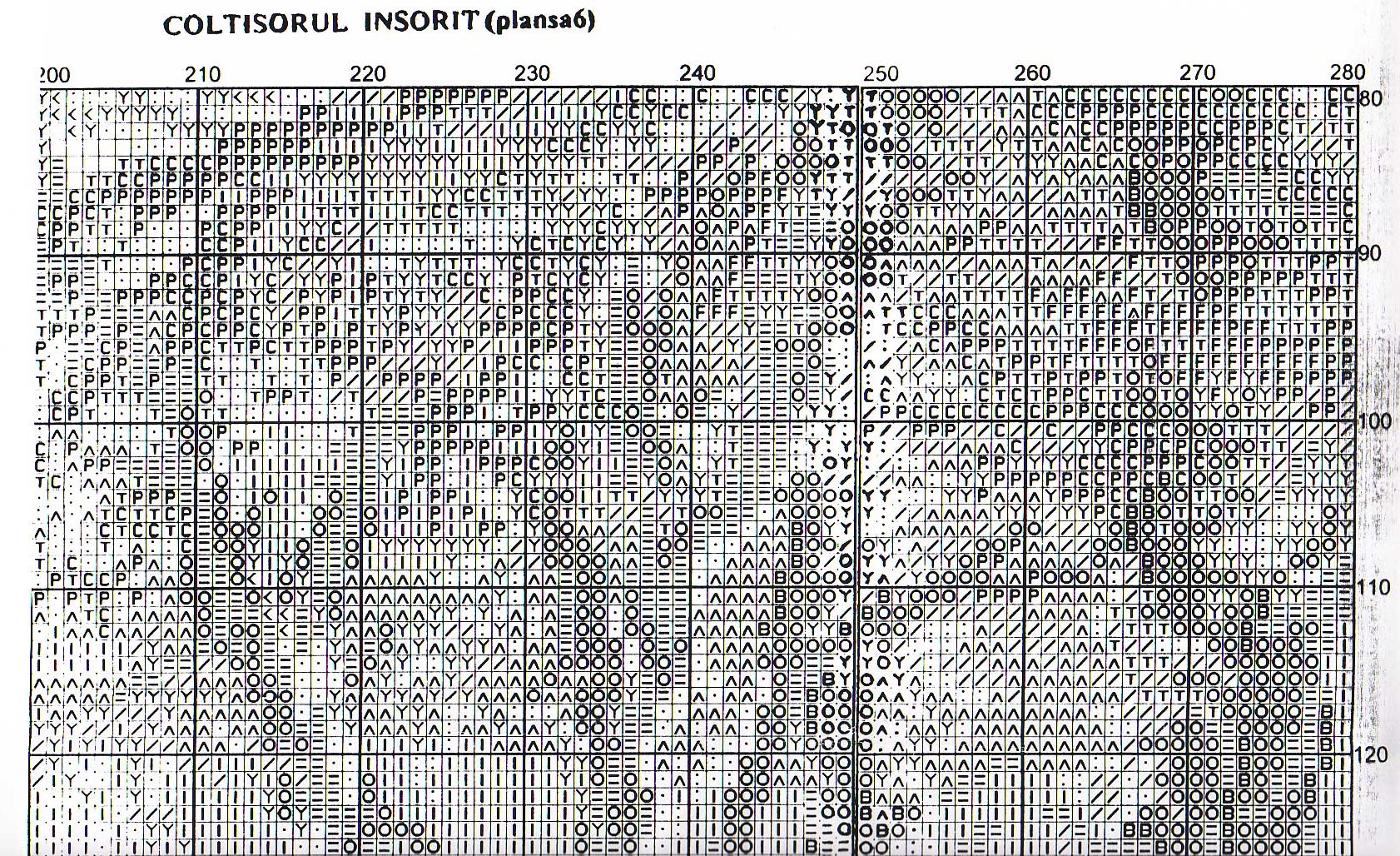 Schema punto croce Baita 12