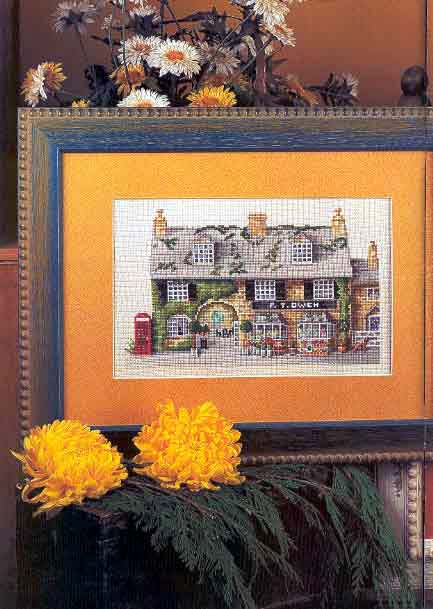 Schema punto croce Casa Inglesa 01