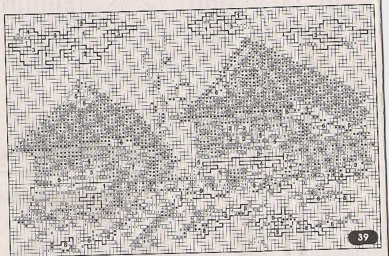 Schema punto croce Casa Madeira 13