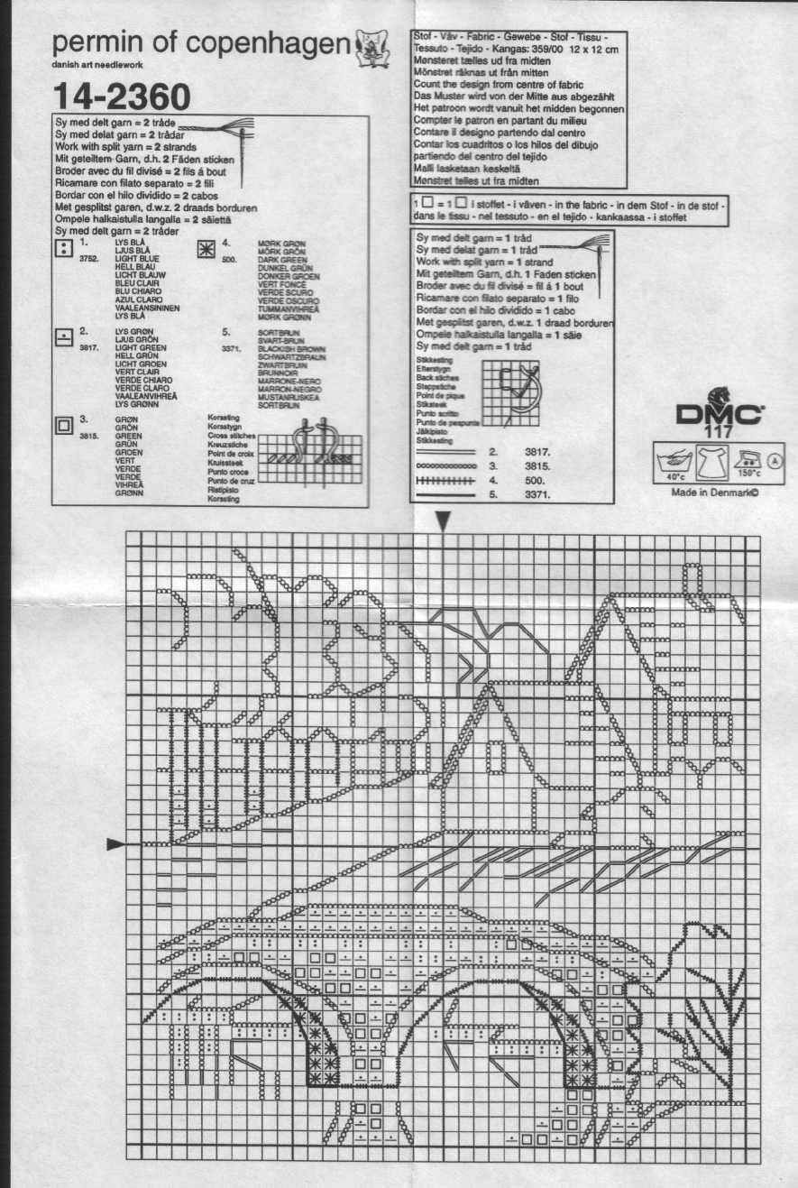 Schema punto croce Casa Ponte 02