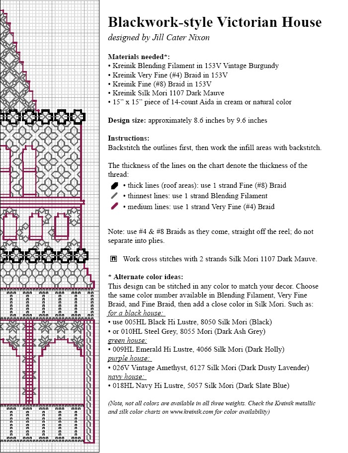 Schema punto croce Casita Victoria 02