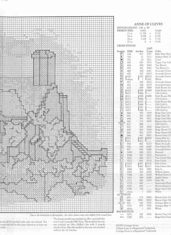 Schema punto croce Cottage 10