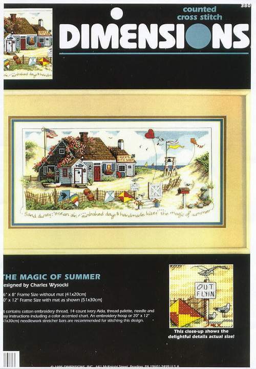 Schema punto croce Magic Of Summer 01