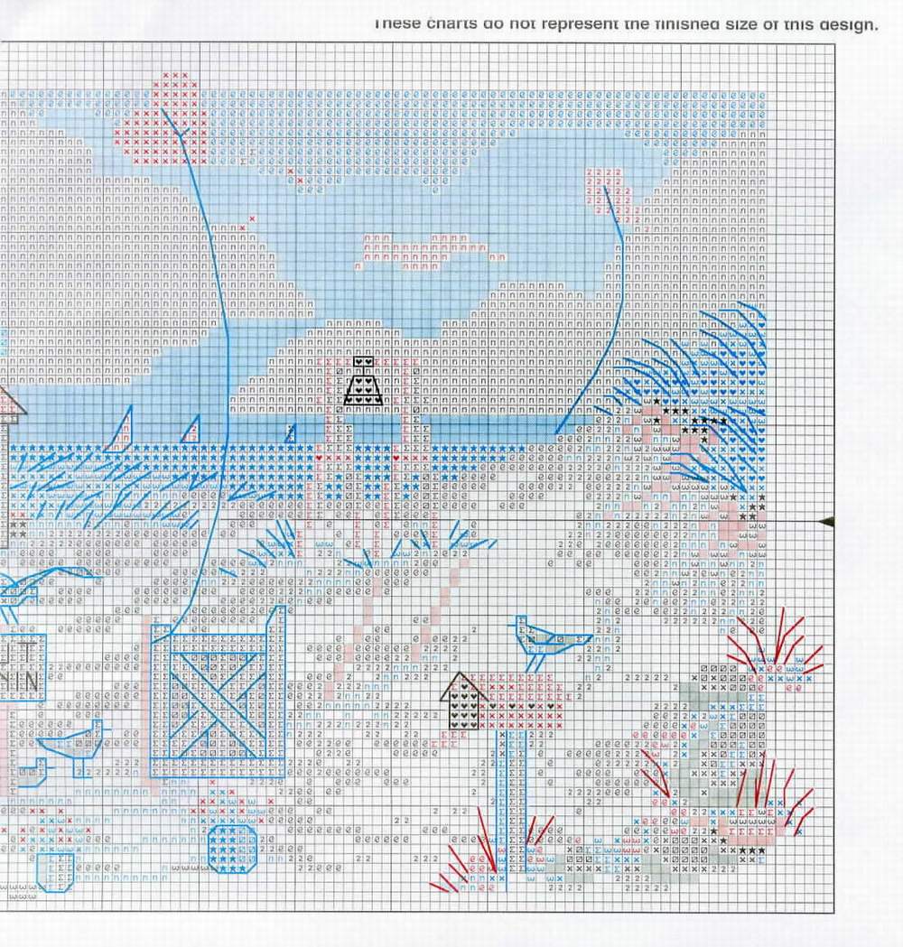 Schema punto croce Magic Of Summer 03