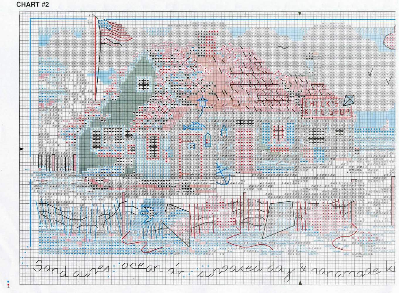 Schema punto croce Magic Of Summer 04