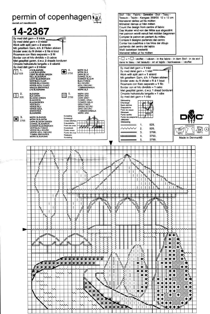 Schema punto croce Parco 02