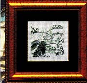 Schema punto croce Casa Ponte 03