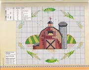 Schema punto croce Casitas Norah 01