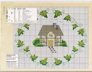 Schema punto croce Casitas Norah 02