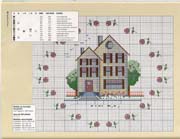 Schema punto croce Casitas Norah 04