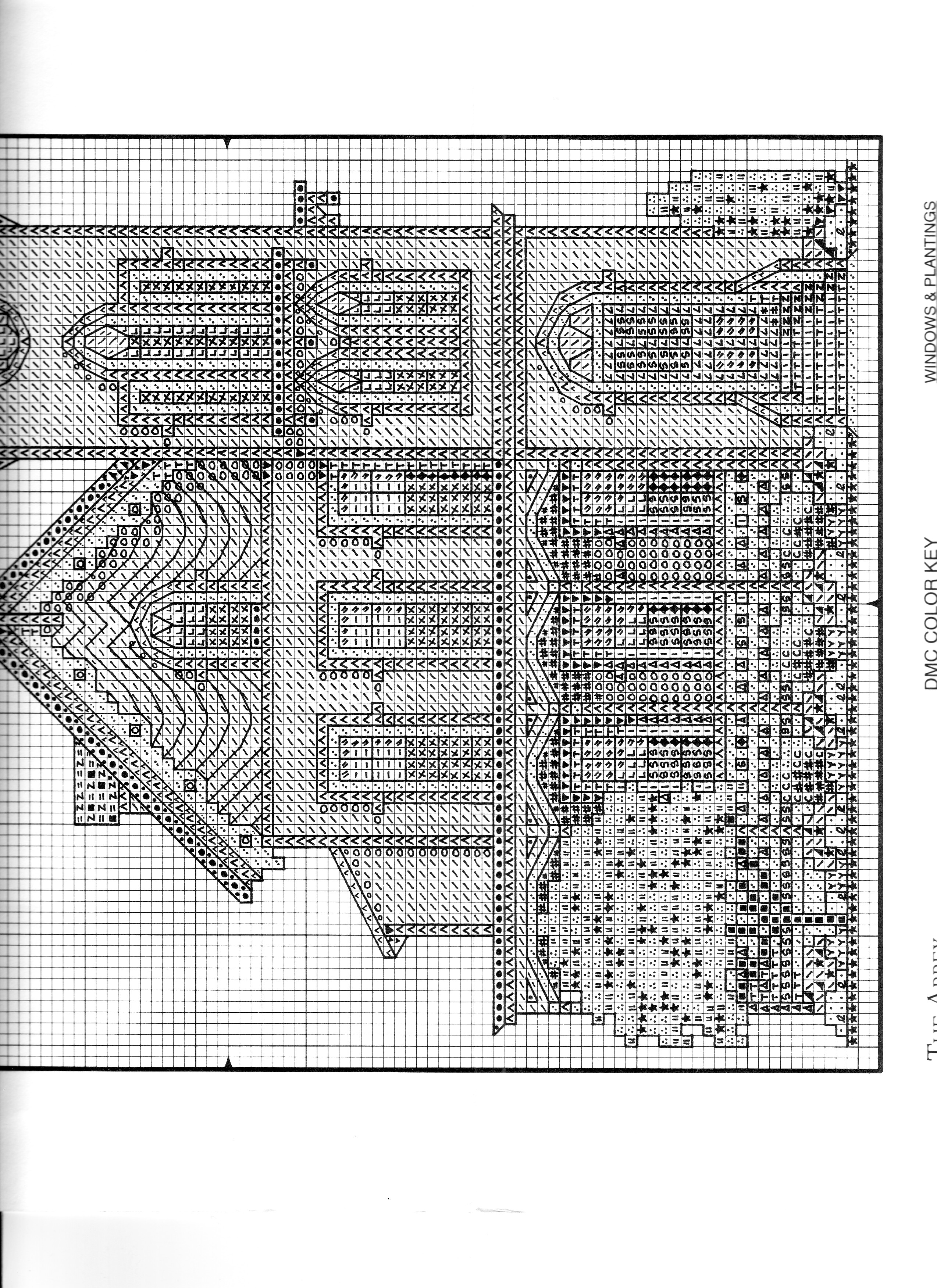 Schema punto croce The Abbey 03