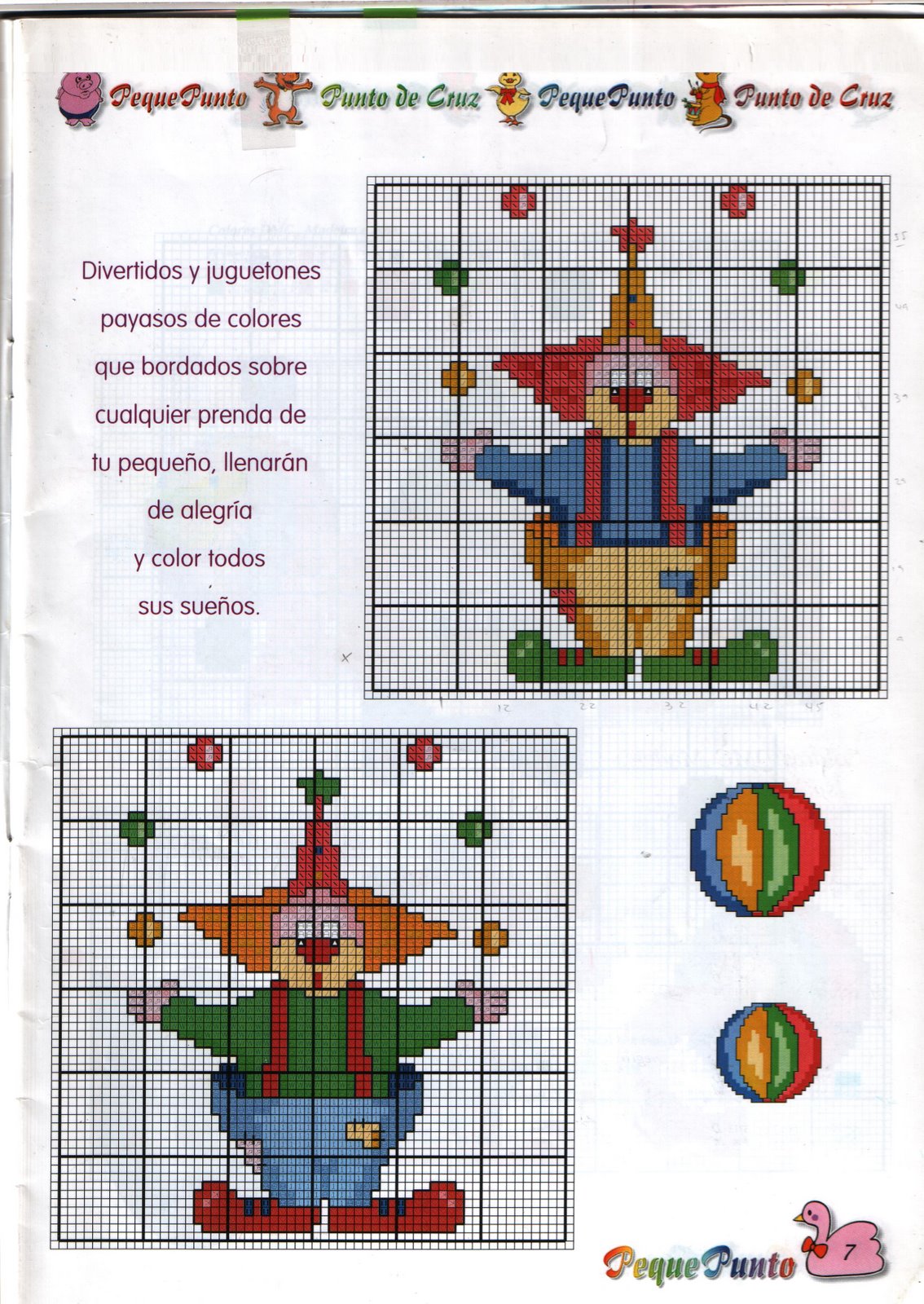 Schema punto croce Giocolieri 03