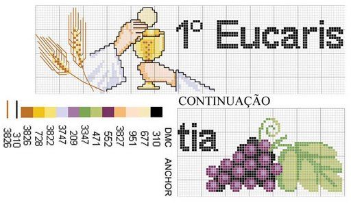 Schema punto croce Eucarestia