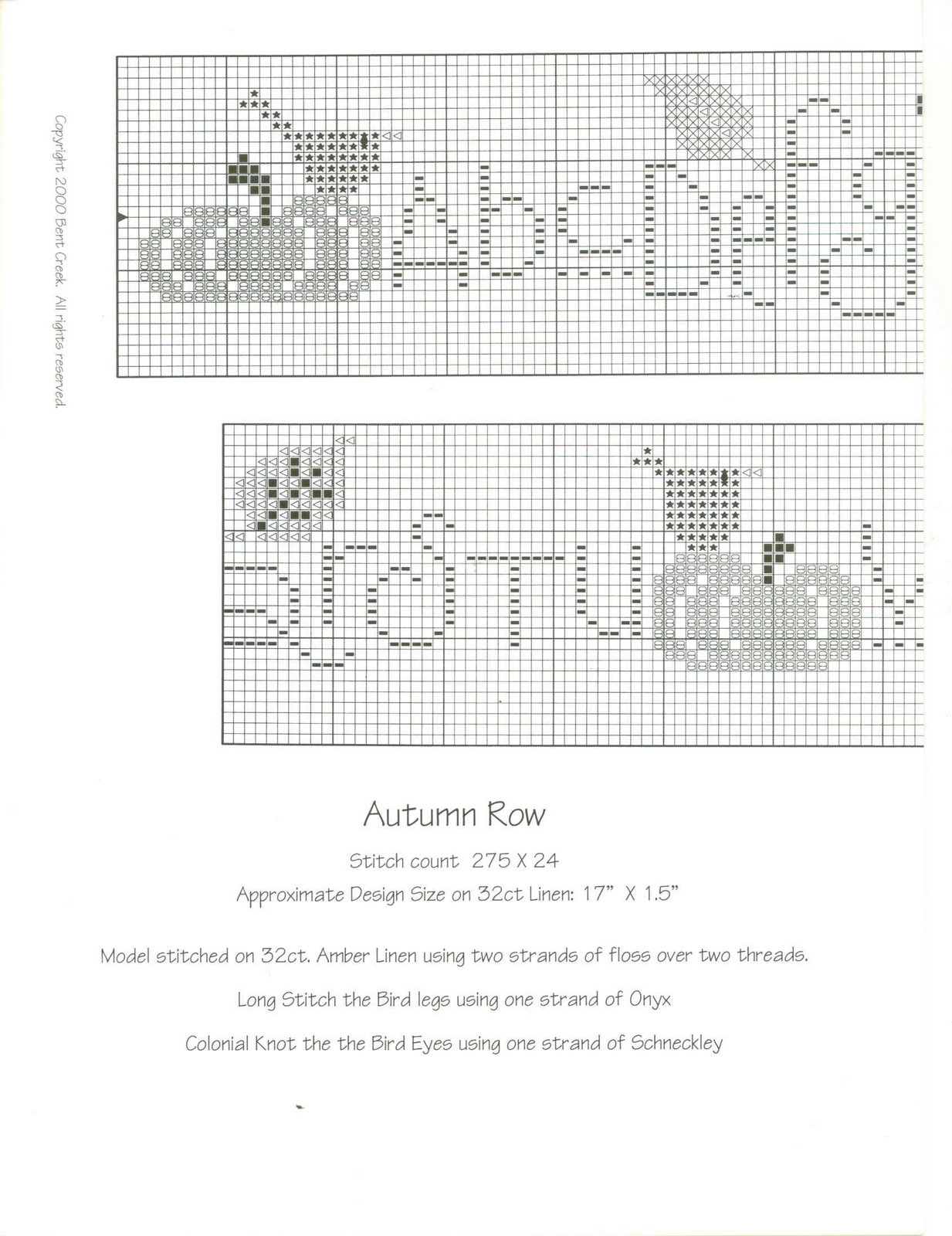 Schema punto croce Aprile 4