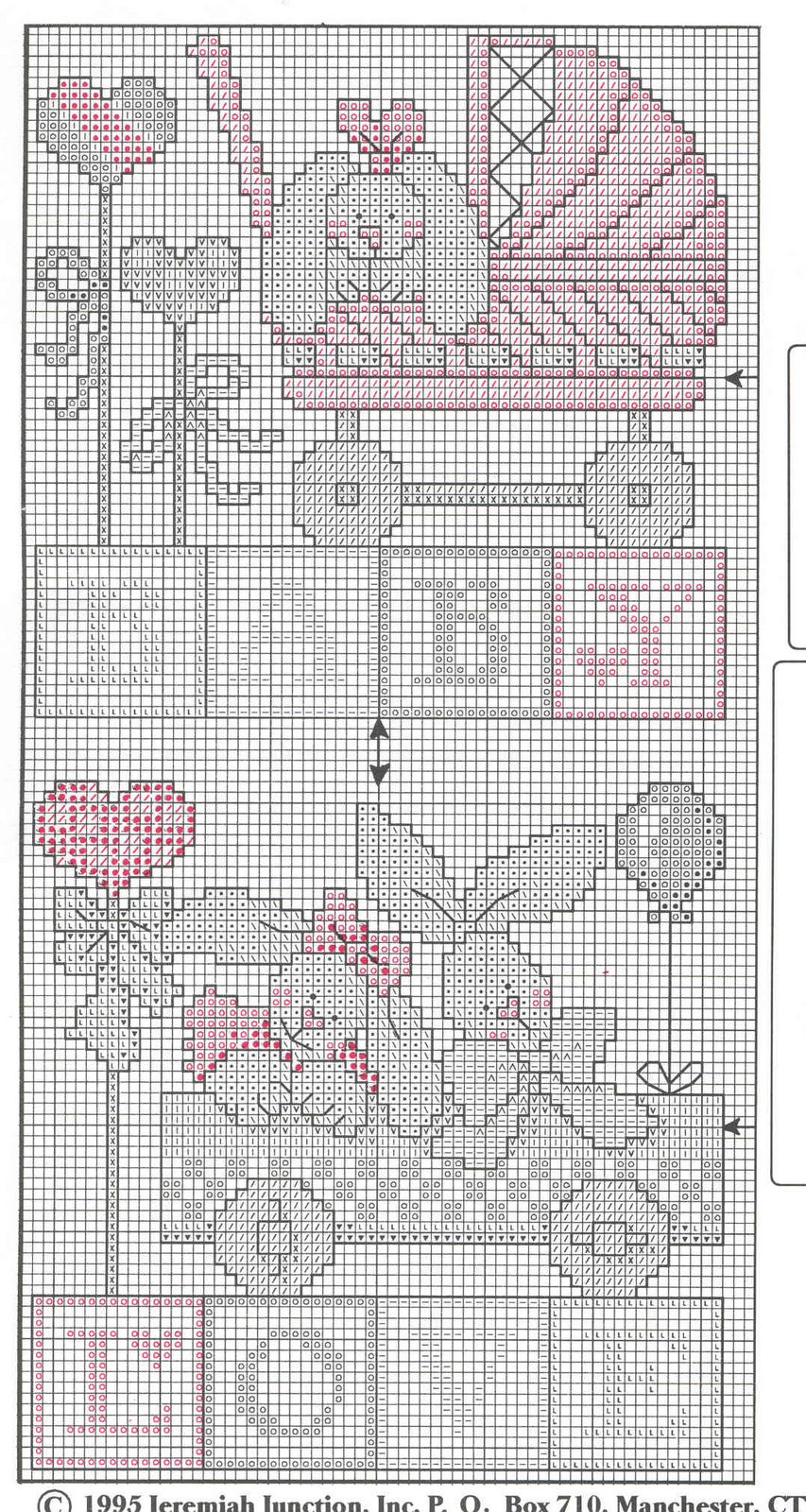 Schema punto croce Baby Bunnies Afghan 03