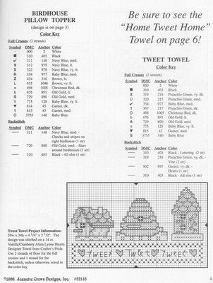 Schema punto croce Casa Uccellino 03