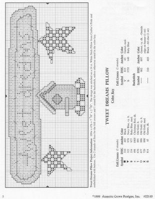 Schema punto croce Casa Uccellino 04