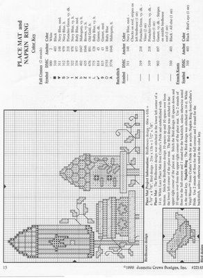 Schema punto croce Casa Uccellino 11