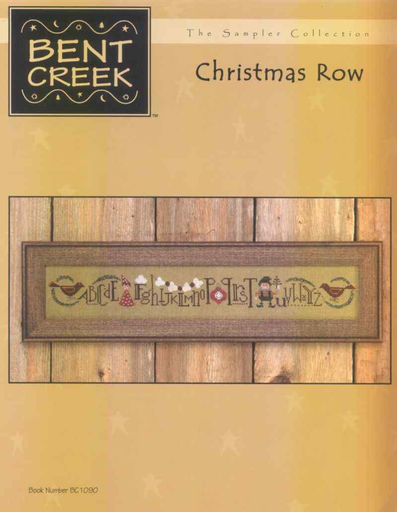 Schema punto croce Christmas Row 01