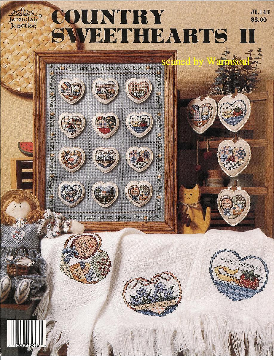 Schema punto croce Country Sweethearts 01
