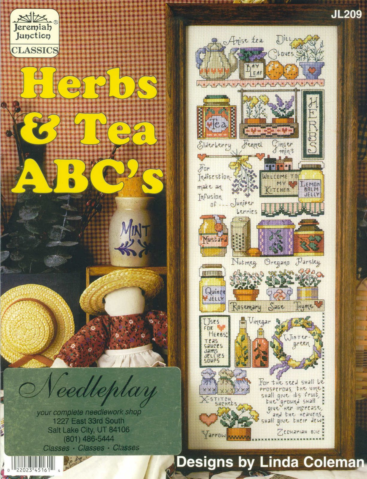 Schema punto croce Herbs And Tea 01