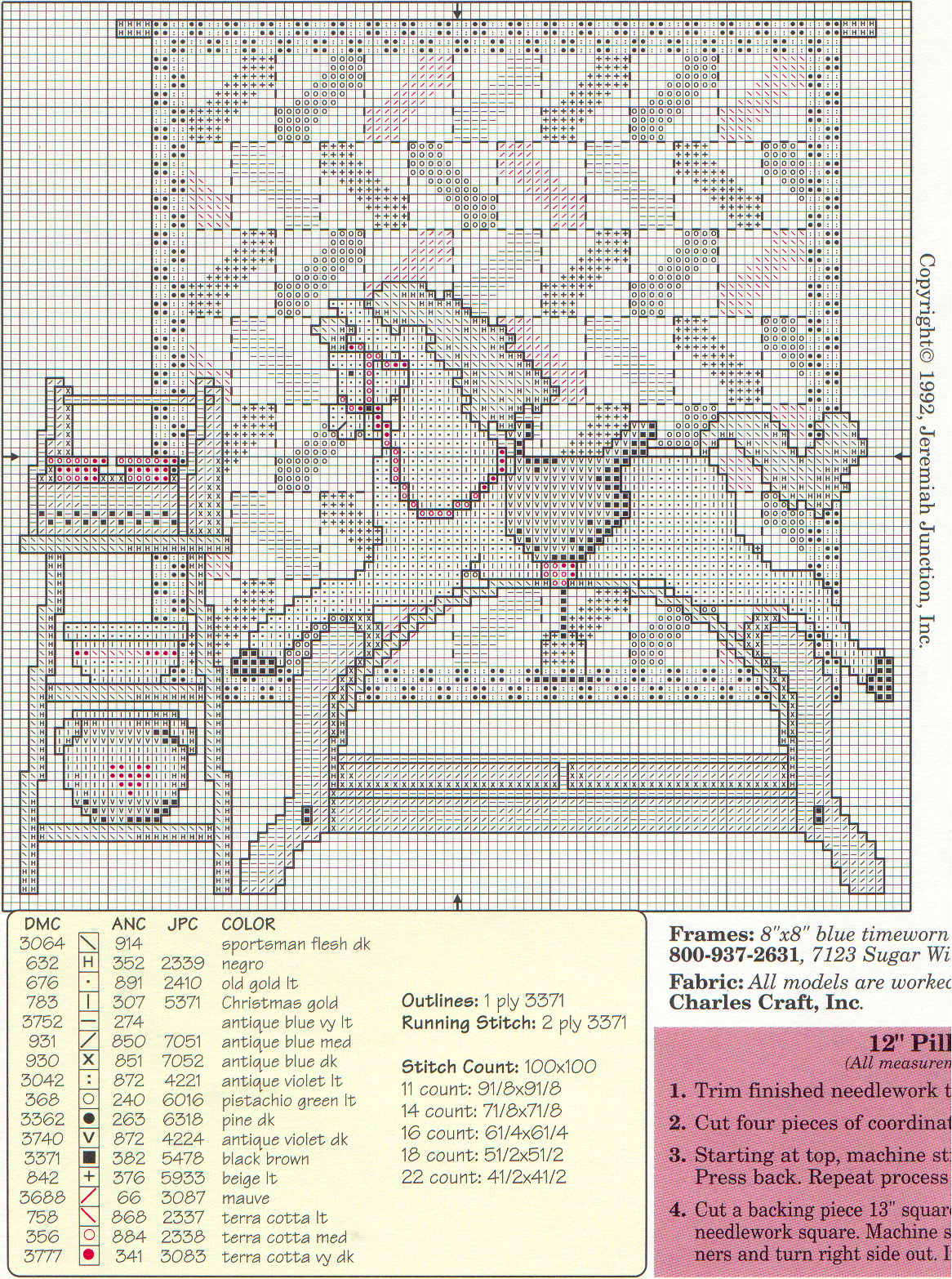 Schema punto croce Hobby Horses 03