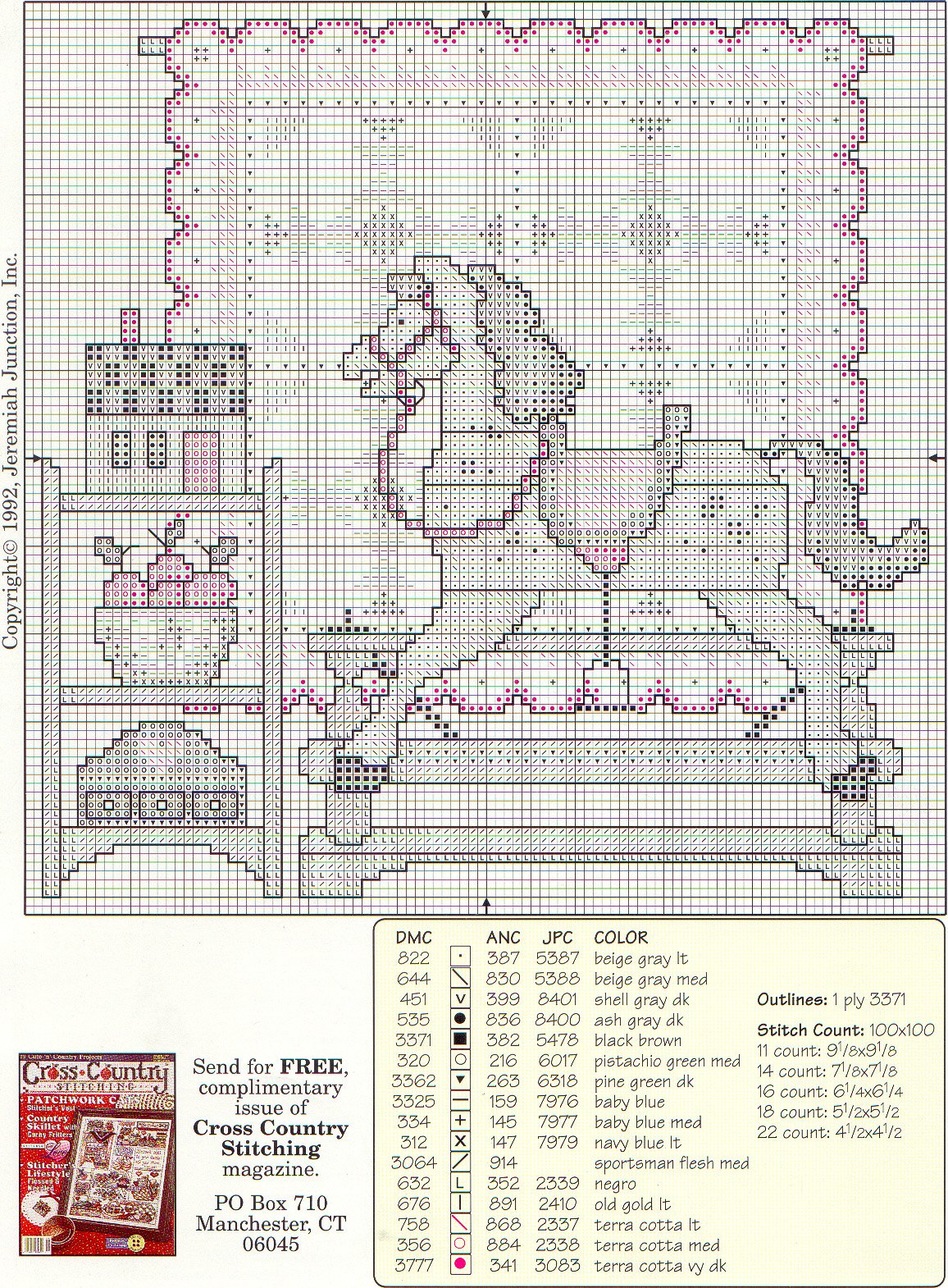 Schema punto croce Hobby Horses 04