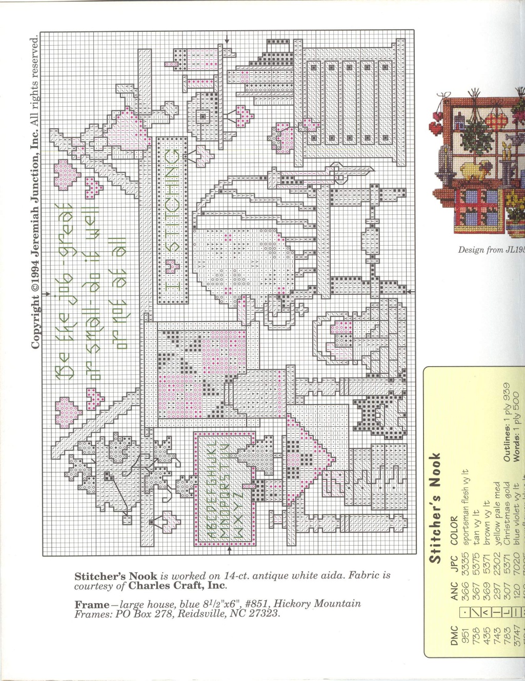 Schema punto croce Pleasant Country 07