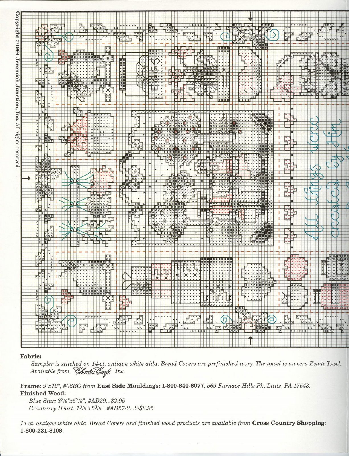 Schema punto croce Pleasant Country 10