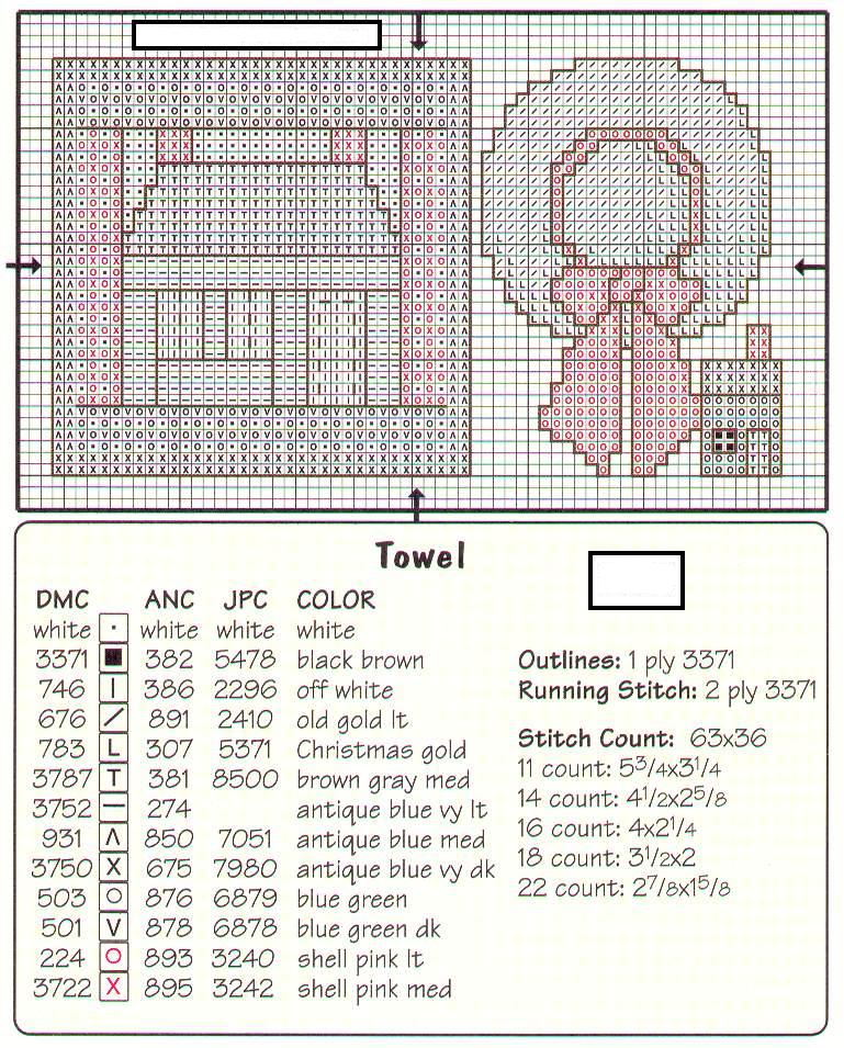 Schema punto croce Pleasant Country 11