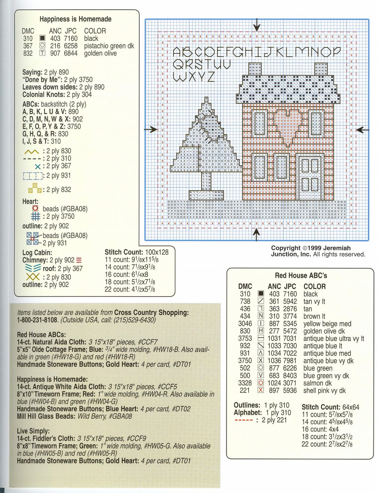 Schema punto croce Primitive Samplers 03