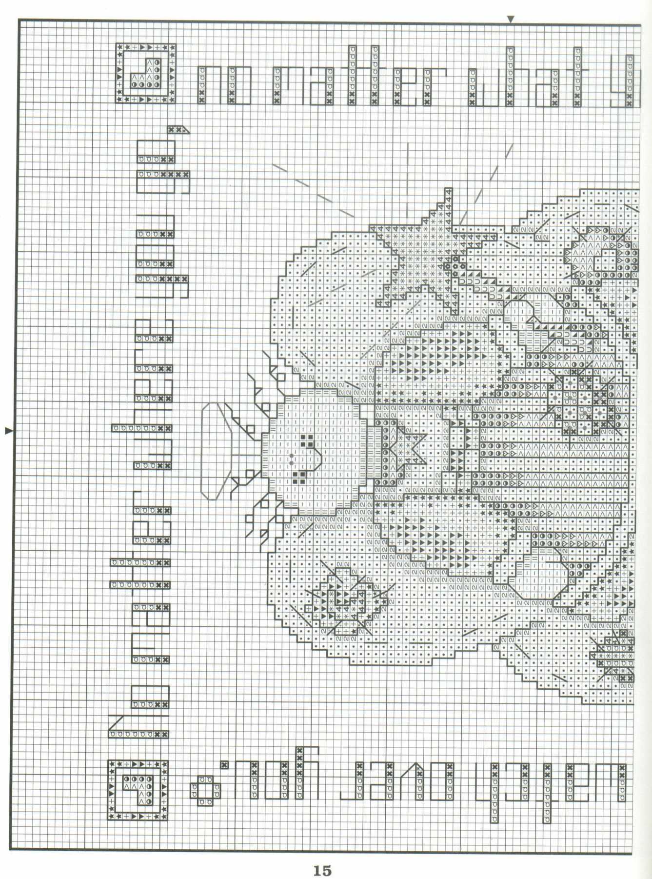 Schema punto croce Protetti Dagli Angeli 11