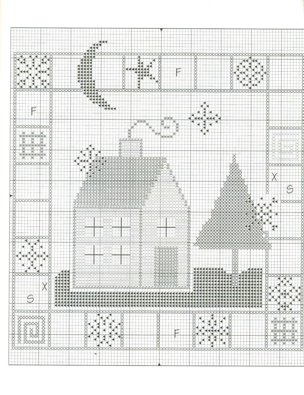 Schema punto croce Quadretto 2