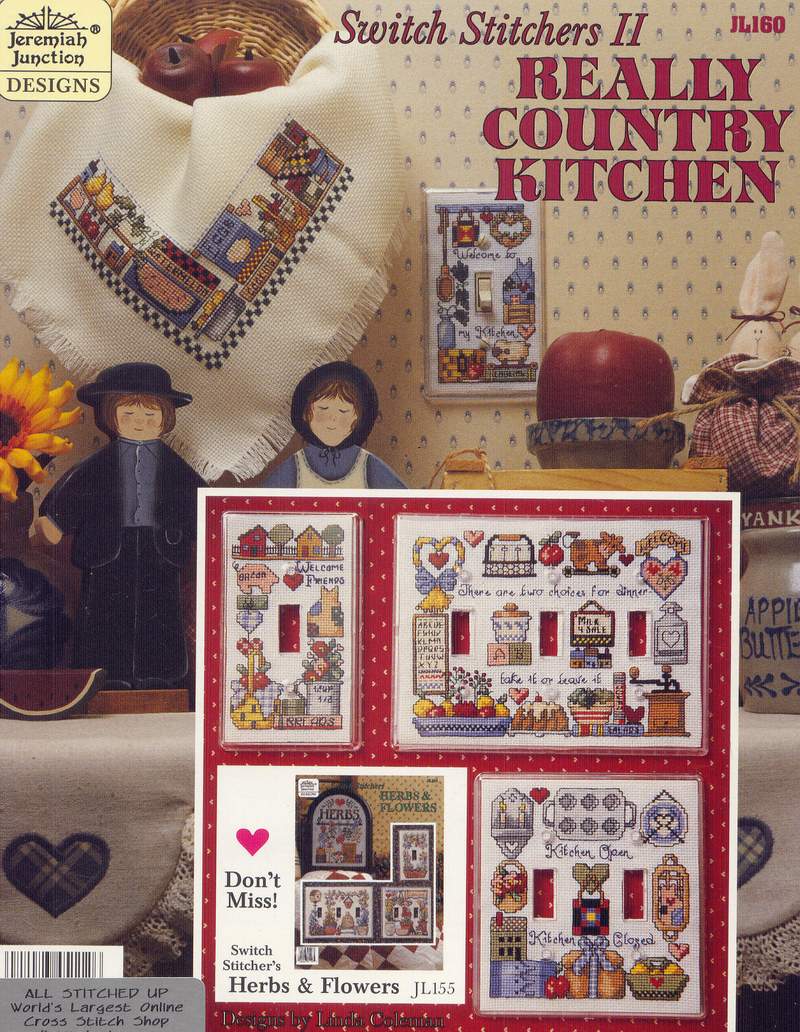 Schema punto croce Really Country Kitchen 01