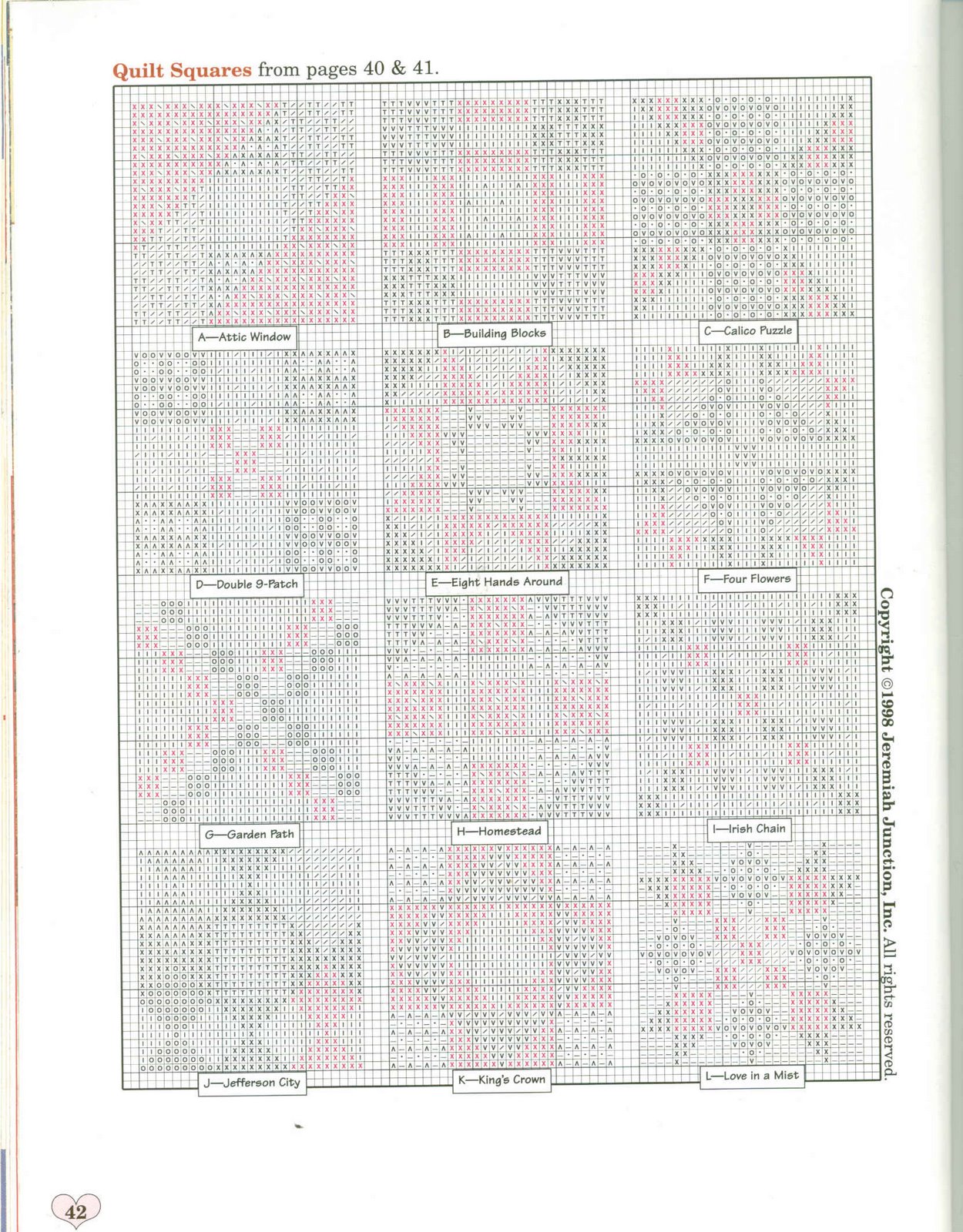 Schema punto croce Schemini 3