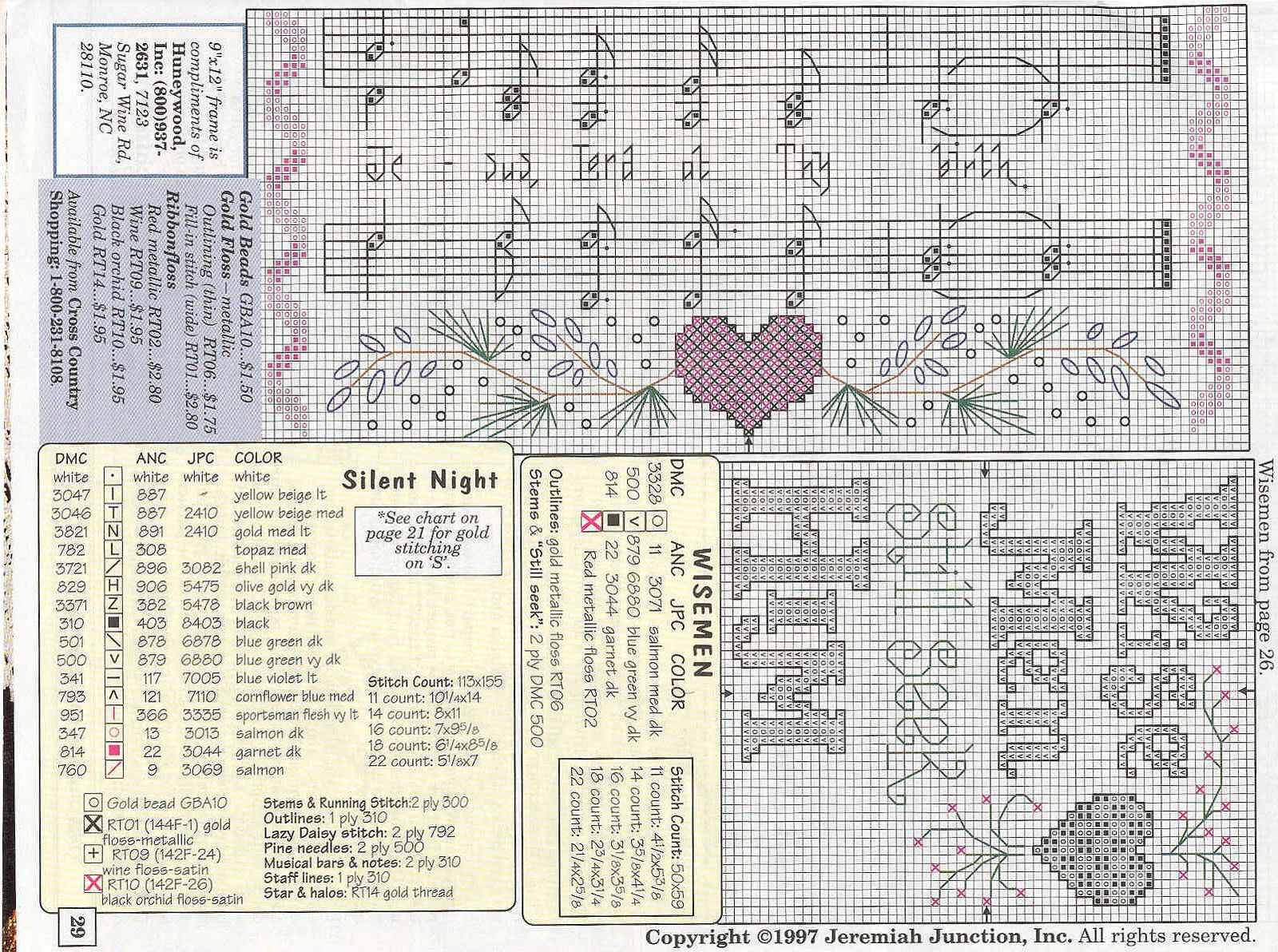 Schema punto croce Silent Night 03