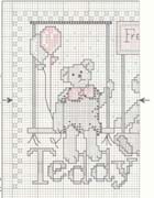 Schema punto croce Bear And Bunny 03