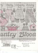Schema punto croce Country Bloomers 03
